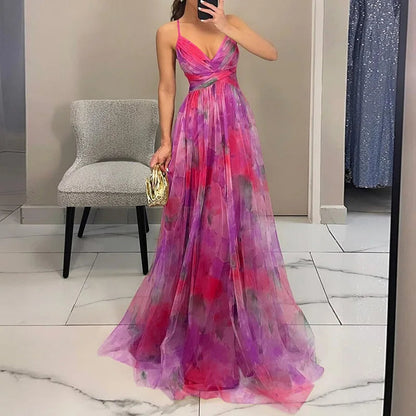 Damen Maxi Kleid mit Blumenmuster | Valeska