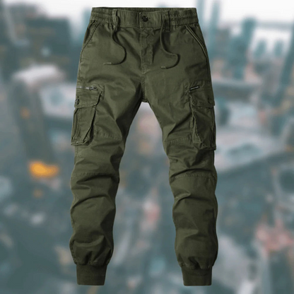Herren Jogger Cargo-Hose mit Stretch und Mehrfachtaschen | Edric