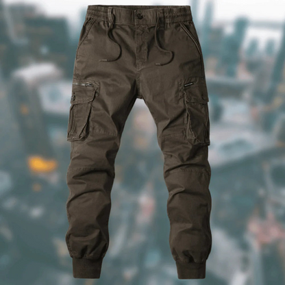 Herren Jogger Cargo-Hose mit Stretch und Mehrfachtaschen | Edric