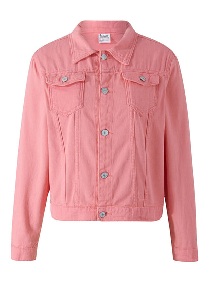Damen Jeansjacke mit klassischer Knopfleiste | Meira