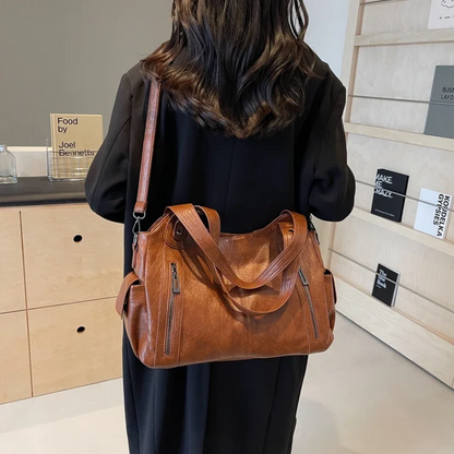 Damen Schultertasche mit Mehrfachfächern | Arnelle