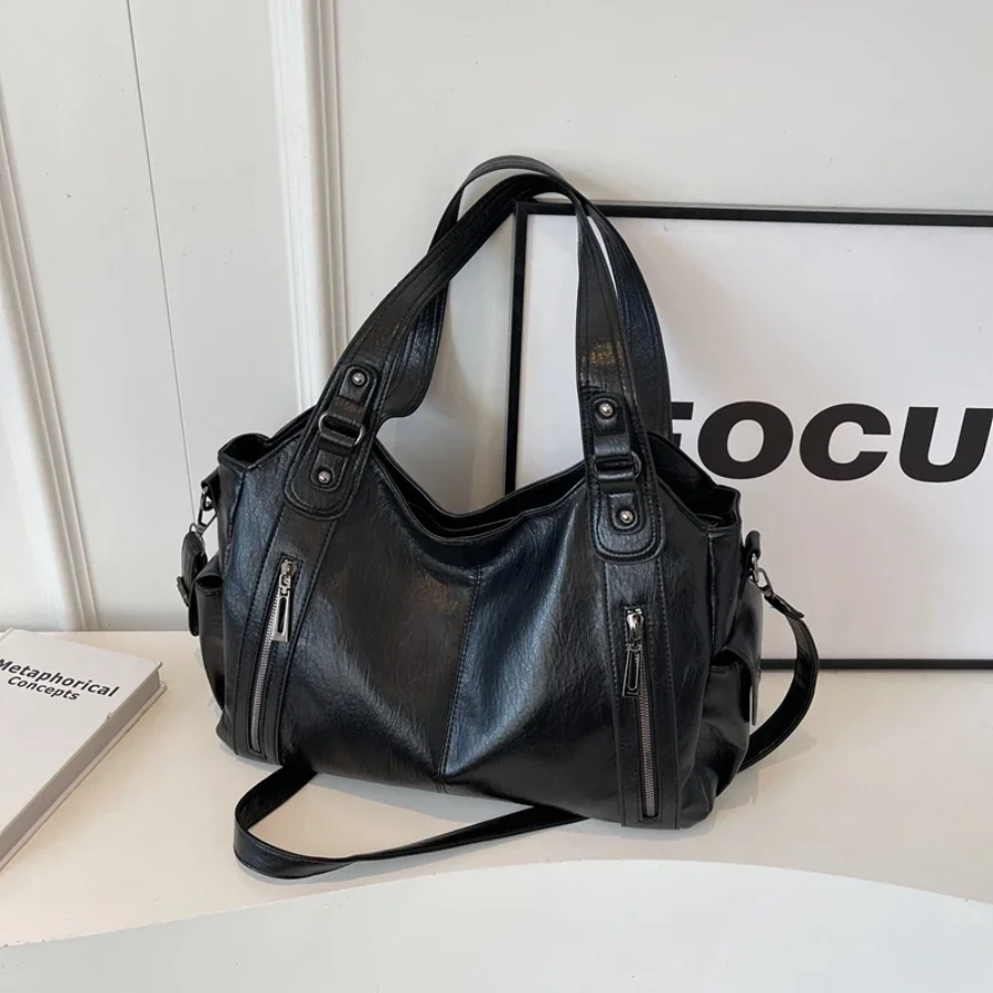 Damen Schultertasche mit Mehrfachfächern | Arnelle