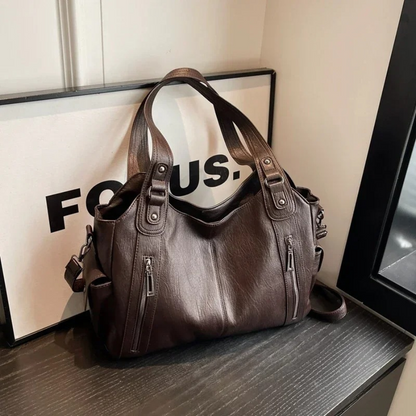 Damen Schultertasche mit Mehrfachfächern | Arnelle