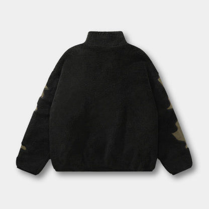 Unisex Skeleton Fleece Jacke – Auffällige Streetwear im Alternative Style