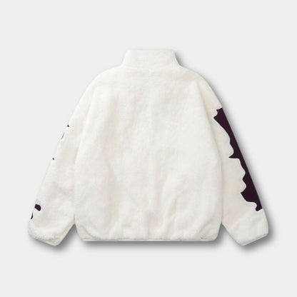 Unisex Skeleton Fleece Jacke – Auffällige Streetwear im Alternative Style