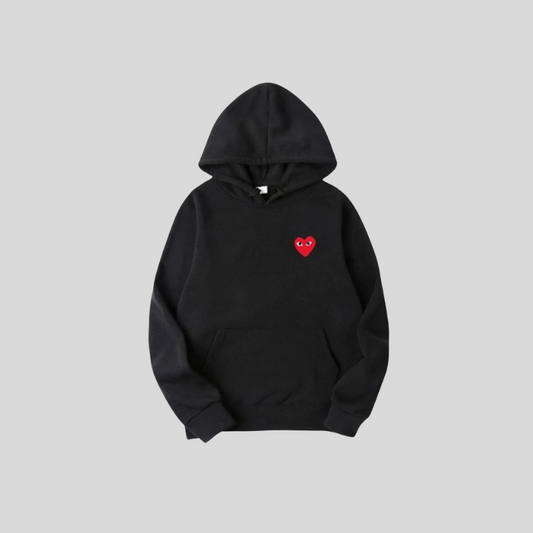 Heart Hoodie – Unisex Kapuzenpullover mit gesticktem Herz
