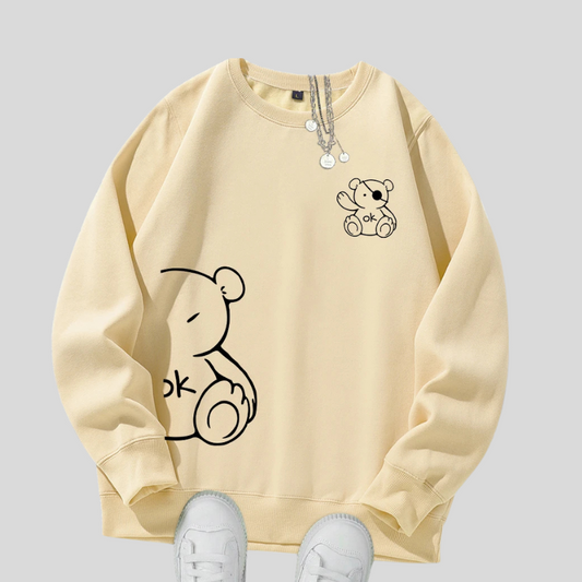 Teddy Sweater – Warmer Unisex Pullover mit Bärenmotiv