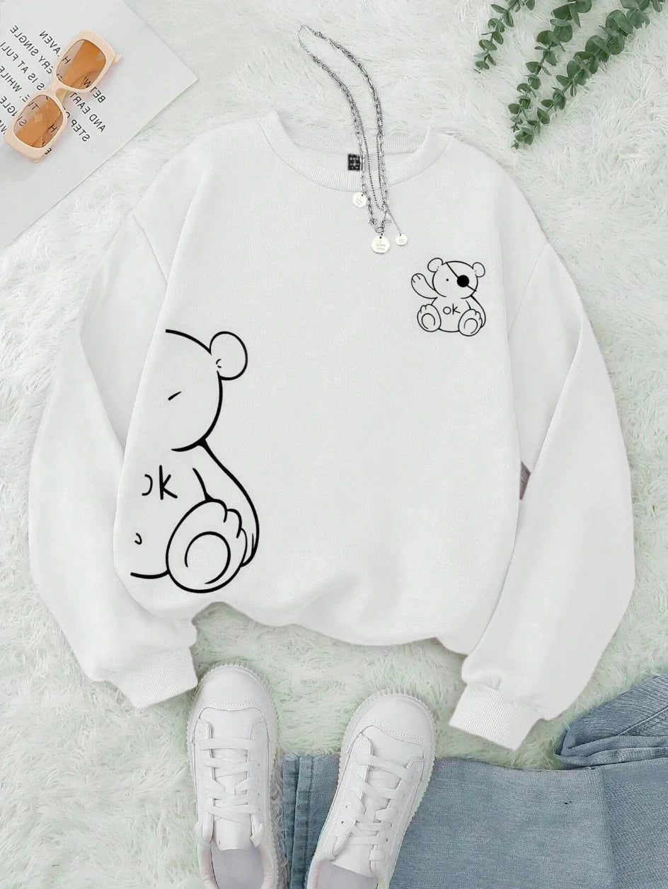 Teddy Sweater – Warmer Unisex Pullover mit Bärenmotiv