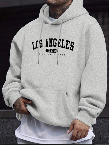 Los Angeles College Hoodie – Unisex Kapuzenpullover im Retro-Style
