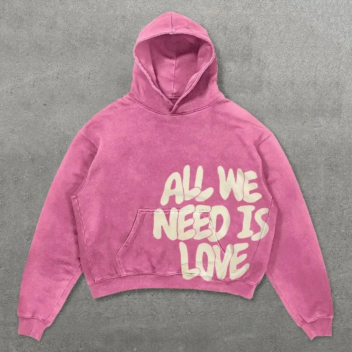 Statement Hoodie – Unisex Kapuzenpullover mit Love & Money Print