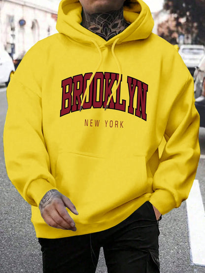 Brooklyn Hoodie – Unisex Kapuzenpullover im College-Stil