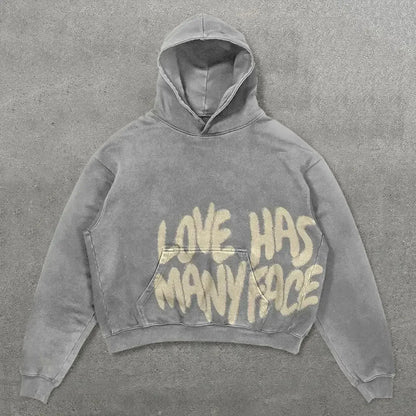 Statement Hoodie – Unisex Kapuzenpullover mit Love & Money Print
