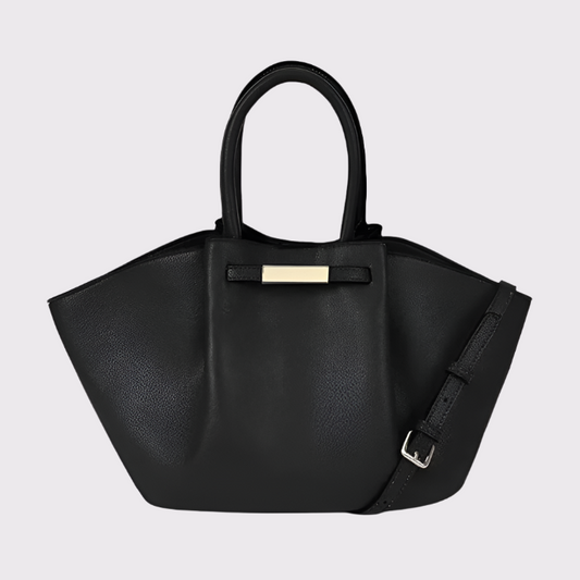 Damen Trapez-Handtasche mit PU-Leder und Schulterriemen | Marvea