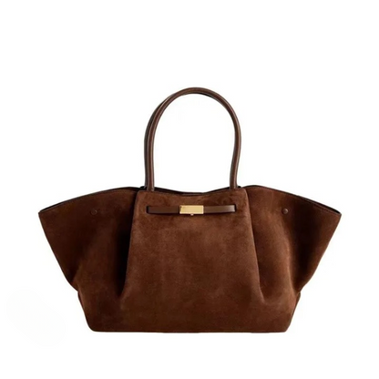 Damen Trapez-Handtasche mit PU-Leder und Schulterriemen | Marvea