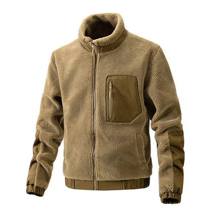 Herren-Fleecejacke mit durchgehendem Reißverschluss | Borven