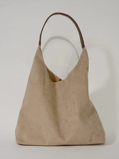 Damen Schultertasche mit weichem Stoff und Einzelriemen | Nareya